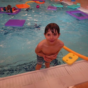 Březnová oddílovka v bazéně