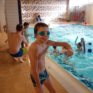 Březnová oddílovka v bazéně