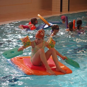 Březnová oddílovka v bazéně