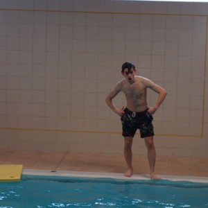 Březnová oddílovka v bazéně