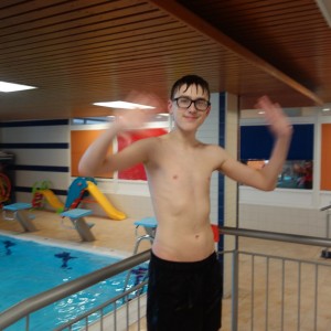 Březnová oddílovka v bazéně