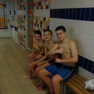 Březnová oddílovka v bazéně