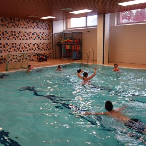 Březnová oddílovka v bazéně