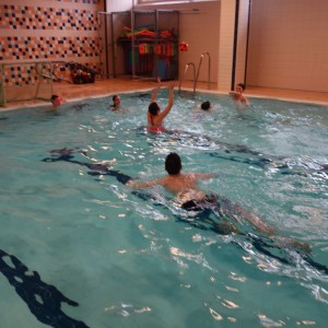 Březnová oddílovka v bazéně