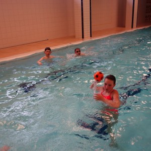 Březnová oddílovka v bazéně