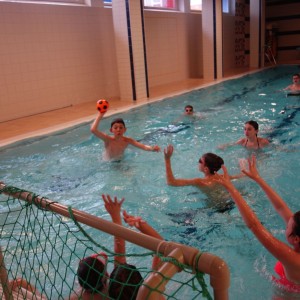 Březnová oddílovka v bazéně