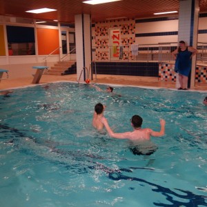 Březnová oddílovka v bazéně