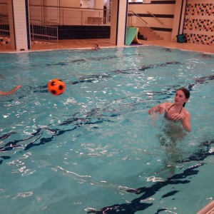 Březnová oddílovka v bazéně