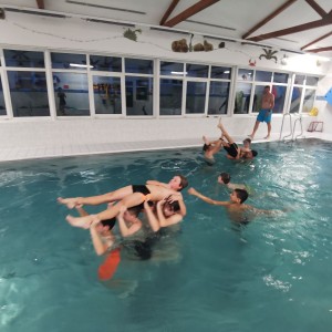 Kocouří a Liščí oddílovka na bazéně