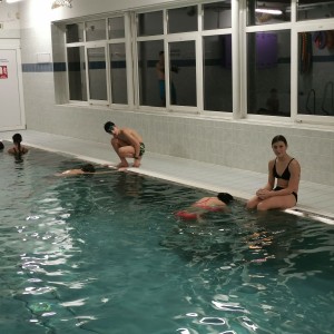 Liščí a Kocouří oddílovka na bazéně