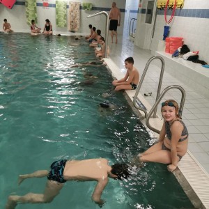 Liščí a Kocouří oddílovka na bazéně