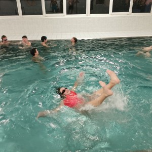 Liščí a Kocouří oddílovka na bazéně