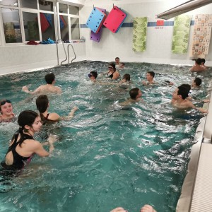 Liščí a Kocouří oddílovka na bazéně