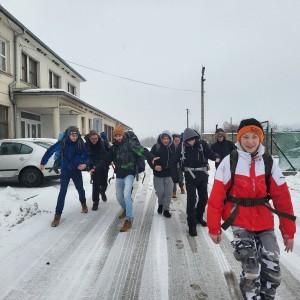 Sršní výprava na lezeckou stěnu do Kuřimi