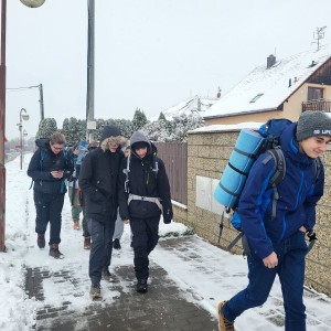 Sršní výprava na lezeckou stěnu do Kuřimi