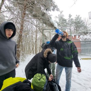 Sršní výprava na lezeckou stěnu do Kuřimi