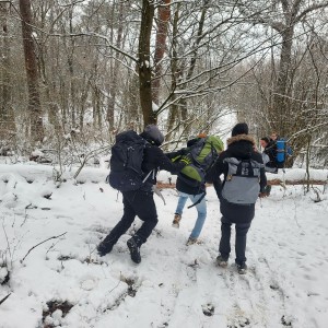 Sršní výprava na lezeckou stěnu do Kuřimi