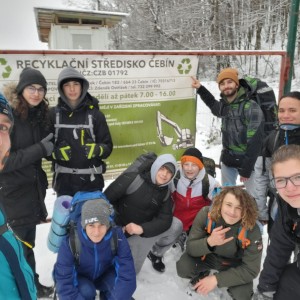 Sršní výprava na lezeckou stěnu do Kuřimi