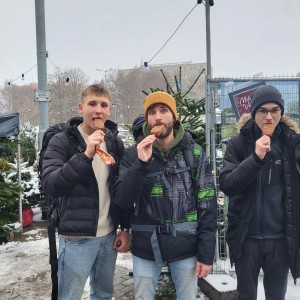 Sršní výprava na lezeckou stěnu do Kuřimi