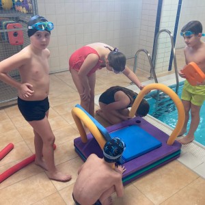Březnová oddílovka v bazéně 2024