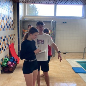 Březnová oddílovka v bazéně 2024