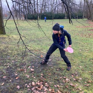 Lišky na stěně a na diskgolfu - 2.3.2024