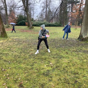 Lišky na stěně a na diskgolfu - 2.3.2024