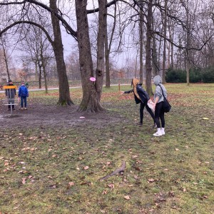 Lišky na stěně a na diskgolfu - 2.3.2024