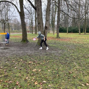 Lišky na stěně a na diskgolfu - 2.3.2024