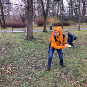 Lišky na stěně a na diskgolfu - 2.3.2024