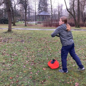 Lišky na stěně a na diskgolfu - 2.3.2024