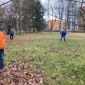 Lišky na stěně a na diskgolfu - 2.3.2024