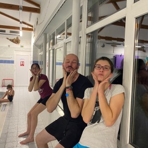 Listopadová oddílovka na bazéně