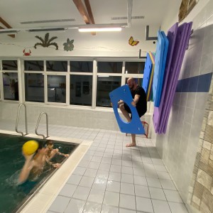 Listopadová oddílovka na bazéně