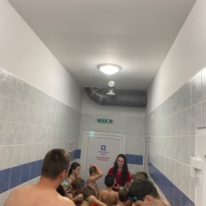 Listopadová oddílovka na bazéně