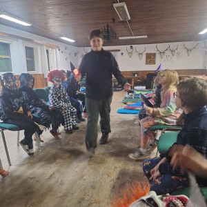 Halloweenská přespávačka Sokolů a Pand