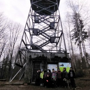 Výprava Sokolů a Pand na rozhlednu Panorama