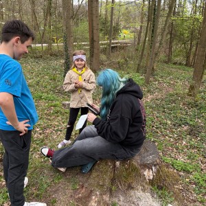 Oddilovka duben na Hukvaldech