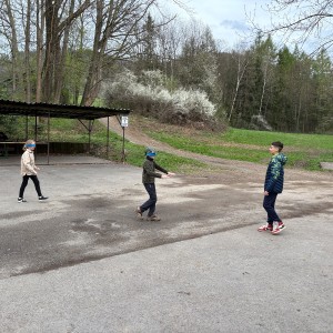 Oddilovka duben na Hukvaldech