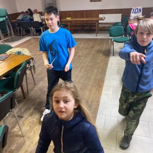 Oddilovka duben na Hukvaldech