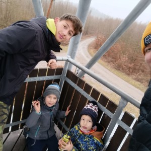 Jestřábí výprava na rozhlednu U Lidušky