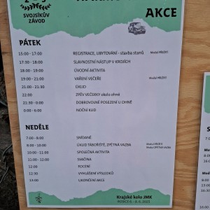 Krajské kolo Svojsíkova závodu 2025