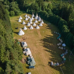 Tábor 2025 - fotky z dronu a bezzrcadlovky