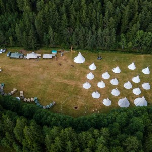 Tábor 2025 - fotky z dronu a bezzrcadlovky