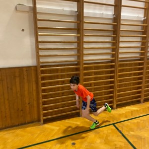 Oddílovka v tělocvičně