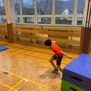 Oddílovka v tělocvičně