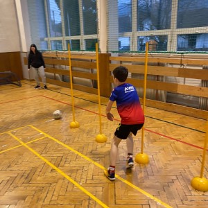 Oddílovka v tělocvičně