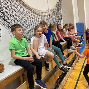 Oddílovka v tělocvičně