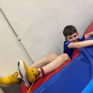 Oddílovka v tělocvičně