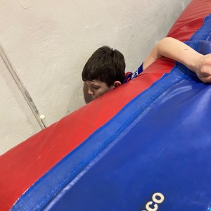 Oddílovka v tělocvičně